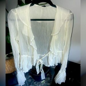 Vintage Ruffled Blouse